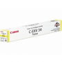 Toner oryginalny C-EXV34Y (3785B002) Żółty
