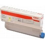 Toner oryginalny OKI 46443101 Żółty Wydajny