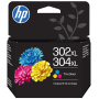 HP 302XL / HP 304XL B7RT8AE tusz kolorowy oryginalny wydajny