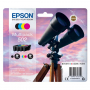 Zestaw oryginalny tuszy czarny/niebieski/purpurowy/żółty Epson 502 CMYK (C13T02V64010)