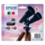 Zestaw oryginalny tuszy czarny/niebieski/purpurowy/żółty nr Epson 502XL CMYK Wydajne (C13T02W64010)