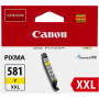 Tusz oryginalny Canon CLI-581y XXL Żółty Extra Wydajny (1997C001)