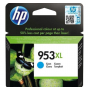 HP 953XL F6U16AE tusz niebieski oryginalny XL wydajny