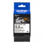Brother taśma HSe-211E czarny druk/biały podkład, 1.5m, 5.2mm