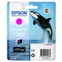 Tusz oryginalny Epson T76034010 (T7603) Purpurowy