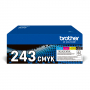 Brother TN243CMYK tonery czarny/niebieski/purpurowy/żółty oryginalne